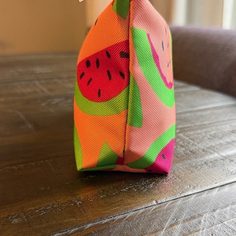 Clinique x Donald Robertson Watermelon Cosmetic Pouch